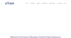 Desktop Screenshot of etrack.com.au