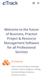 Mobile Screenshot of etrack.com.au